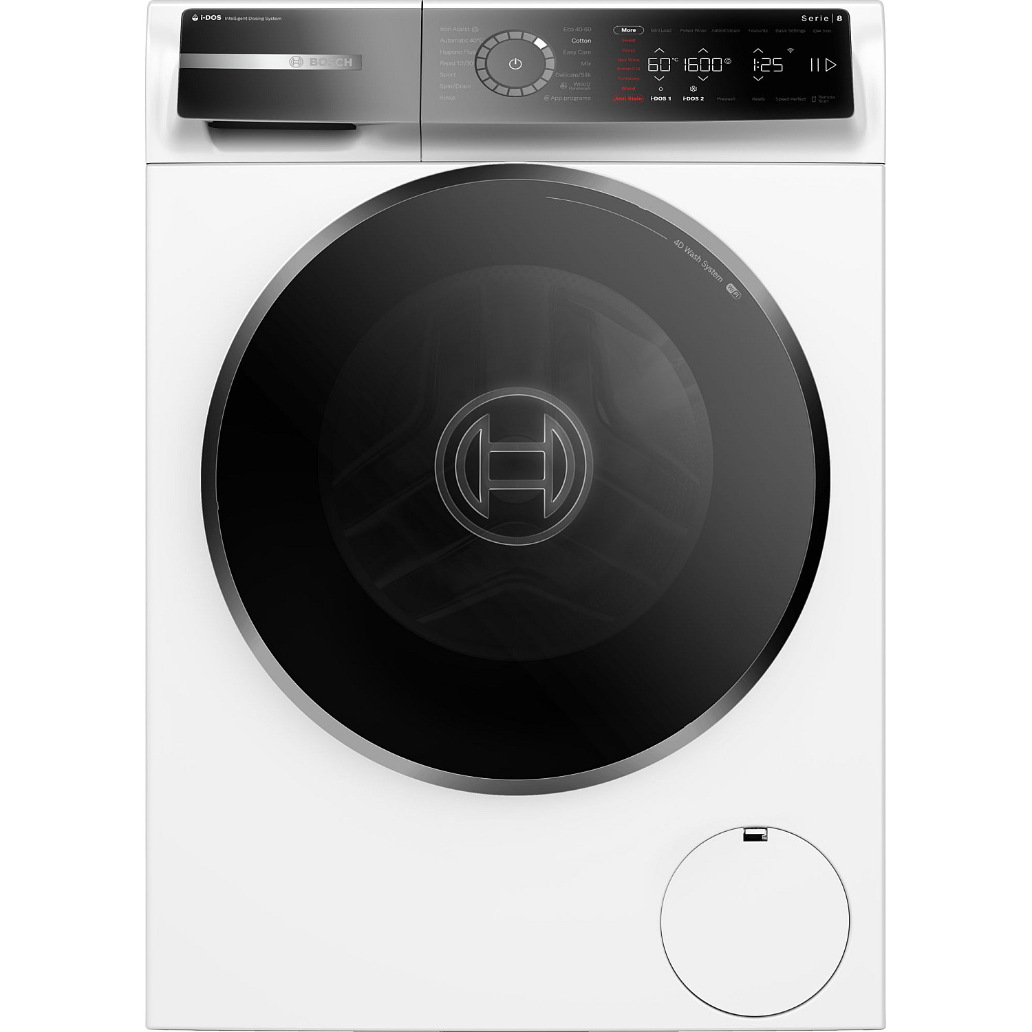 Bosch frontmatad tvättmaskin wgb266acsn serie 8