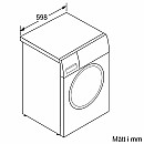 Bosch - WGE03400SN - Serie 2, 8 kg med SilentPowerDrive & SpeedPerfect