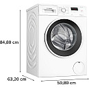 Bosch - WGE03400SN - Serie 2, 8 kg med SilentPowerDrive & SpeedPerfect