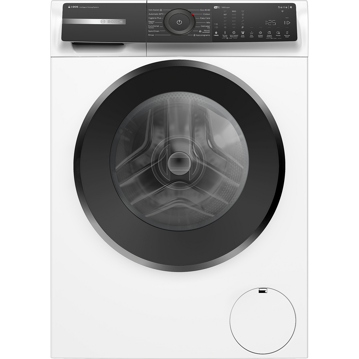 Bosch frontmatad tvättmaskin wgh256aesn serie 6 i-dos 10 kg
