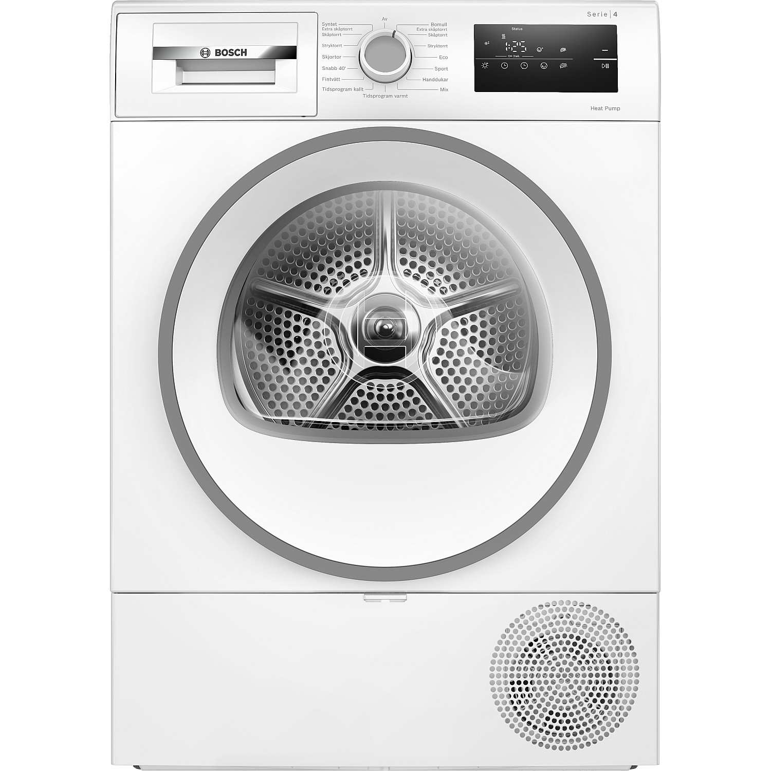 Bosch värmepumpstorktumlare wth85v0ssn - serie 4