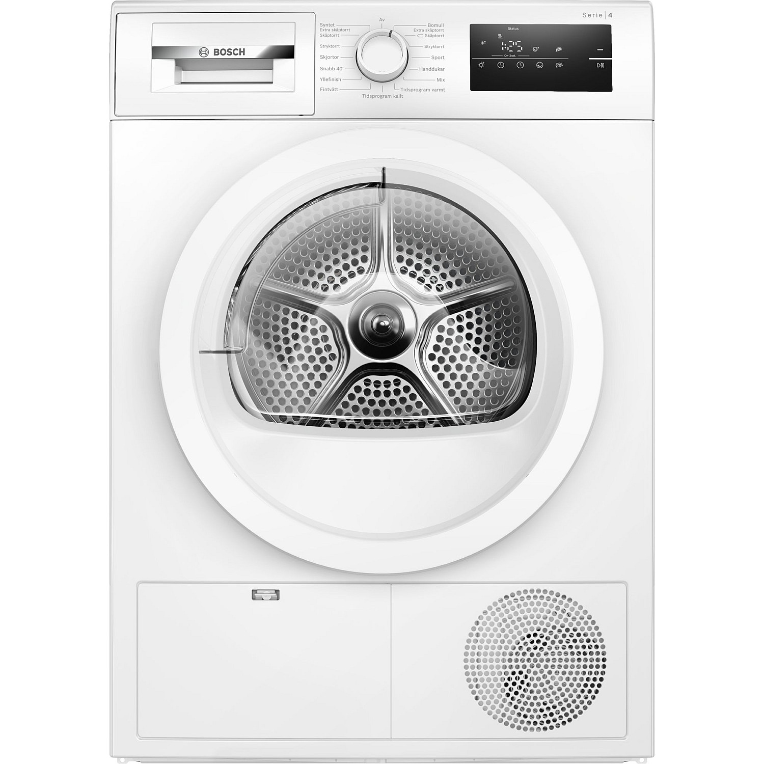 Bosch torktumlare wth85vl5sn värmepumpstumlare 7 kg auto dry