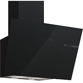 Vägghängd fläkt Bosch - DWK67PN61 - Serie 6, Svart glas, Bredd 60 cm
