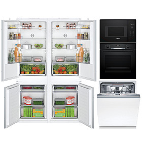 Bosch - Kökspaket med dubbla kyl/frys - Passar IKEA Metod kök Bosch - Kökspaket med dubbla kyl/frys - Passar IKEA Metod kök