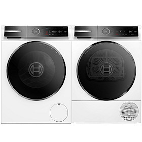 Paket tvättmaskin och torktumlare Bosch - WGB266ACSN-WQB246DASN - Automatisk i Dos teknik & Home Connect Paket tvättmaskin och torktumlare Bosch - WGB266ACSN-WQB246DASN - Automatisk i Dos teknik & Home Connect