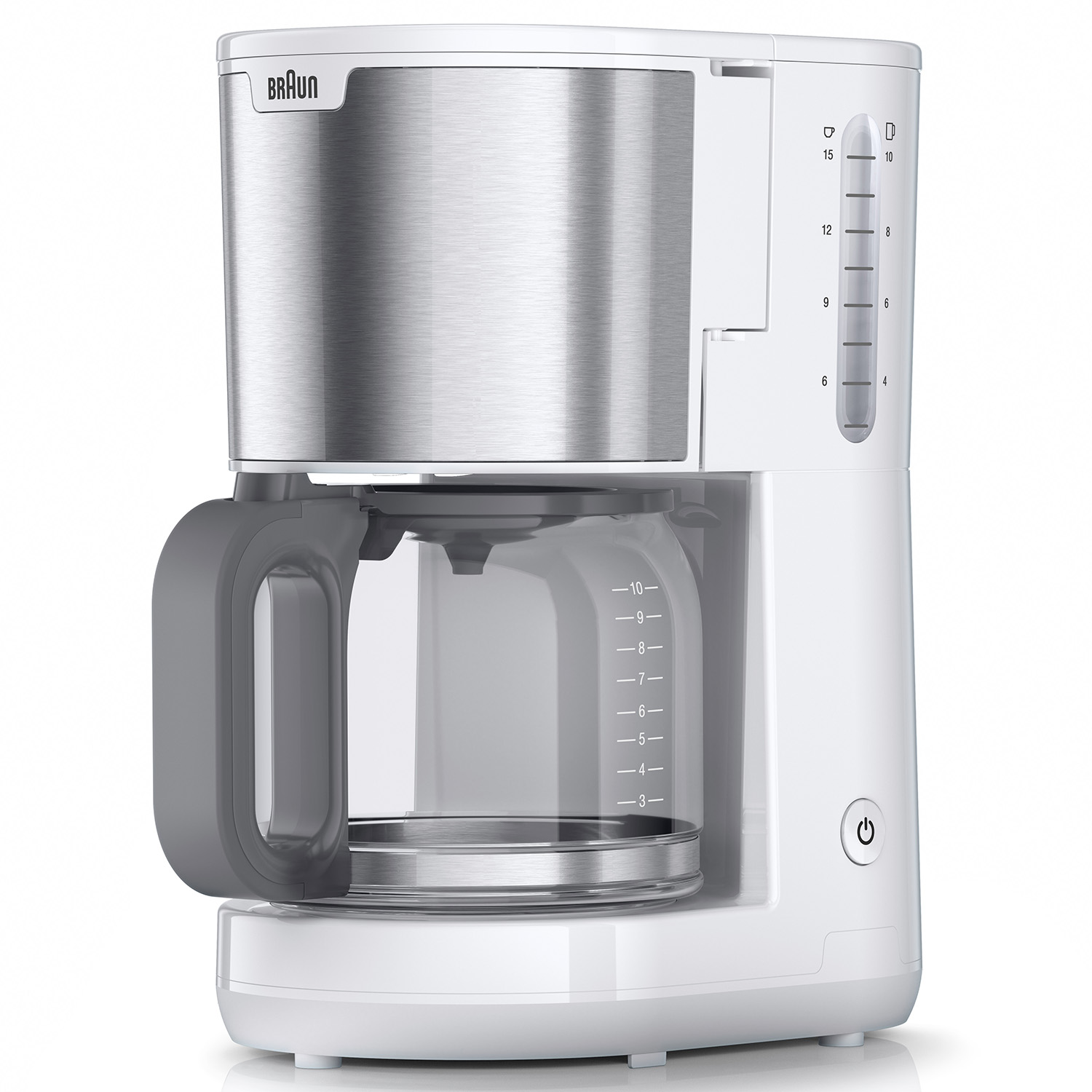 Braun kaffebryggare purshine, vit