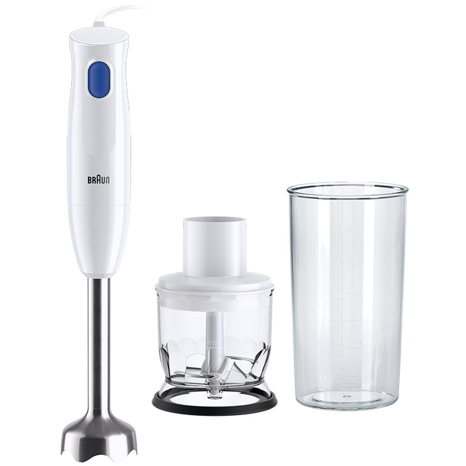 Braun stavmixer 0x22111476 - vit, easytwist 450w bpa-fri