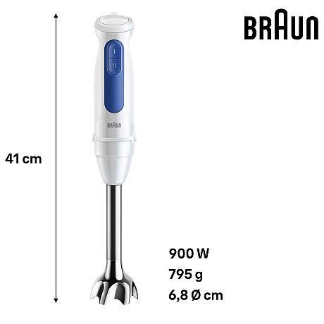 Braun - 0X22111539 - Vit, PowerBell VPlus 900W
