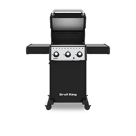Broil King - Crown 310 - Kompakt gasolgrill med 3 brännare och stor grillyta