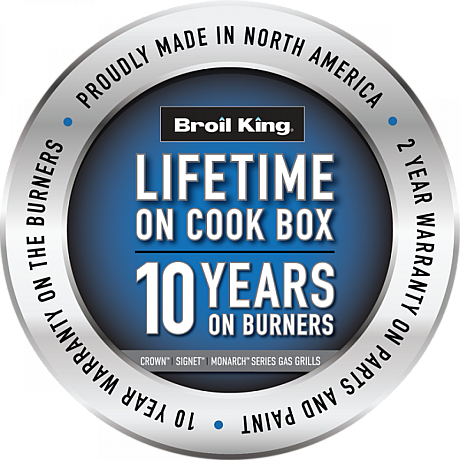 Broil King - Crown 420 - Gasolgrill med 4 kraftfulla brännare
