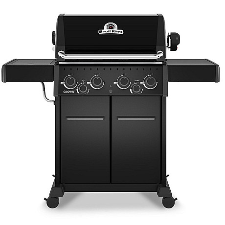 Broil King - Crown 490 Shadow - 4 Dual Tube-brännare och rotisseri