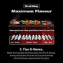 Broil King - Crown 490 Shadow - 4 Dual Tube-brännare och rotisseri