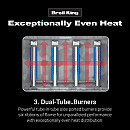 Broil King - Crown 590 Shadow - 5 brännare med sidobrännare & rotisseri Broil King - Crown 590 Shadow - 5 brännare med sidobrännare & rotisseri