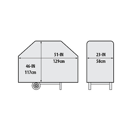 Broil King - Grillöverdrag Select - Till Crown 300, Baron 300, Monarch och Royal serien