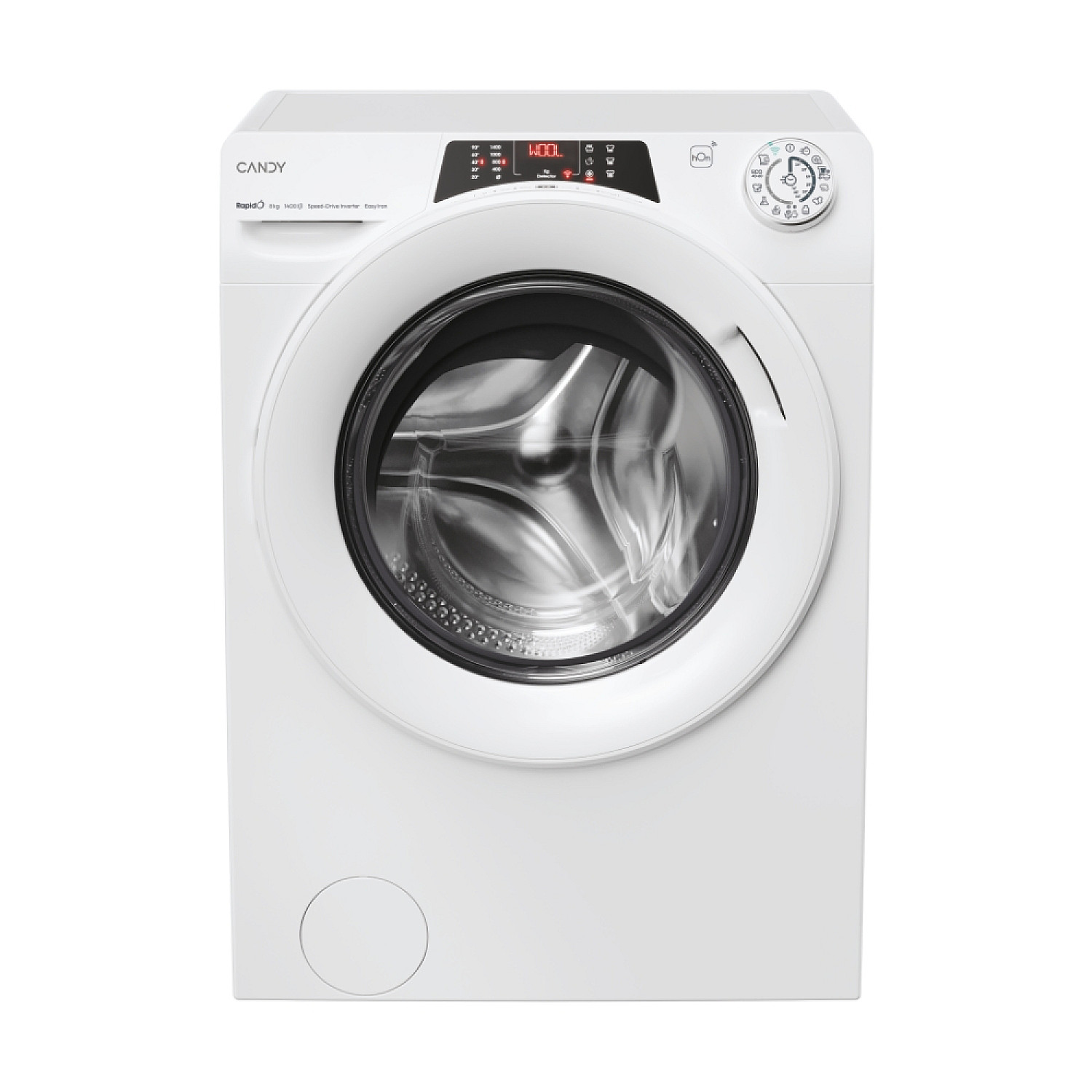 Candy frontmatad tvättmaskin ro1484dwmt/1-s ånga-funktion wifi 8 kg