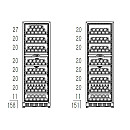 Cavin - Arctic Collection 151D - Inbyggbar vinkyl för 151 flaskor