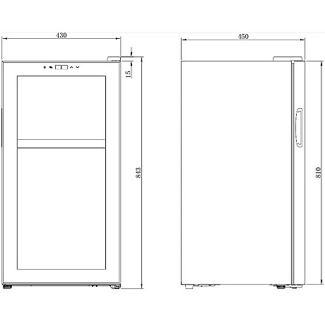Cavin - Northern Collection 28 NC-28B - Vinkyl 28 flaskor, 2 zoner