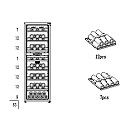 Cavin - Polar Collection 83 PCD83FGB - Vinkyl för 83 flaskor