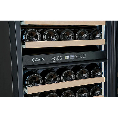 Cavin - PCD99FGB - Fristående Polar 99 med helglasdörr, 49 cm, Svart
