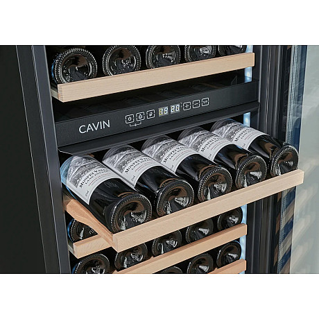 Cavin - PCD99FGB - Fristående Polar 99 med helglasdörr, 49 cm, Svart