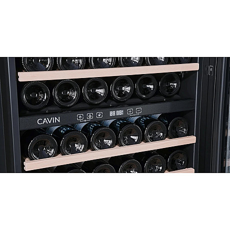 Cavin - SCD60FGB - Integrerad Scandinavian Collection 60, glasdörr, Svart