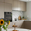 Cavin - SCD60FGB - Integrerad Scandinavian Collection 60, glasdörr, Svart