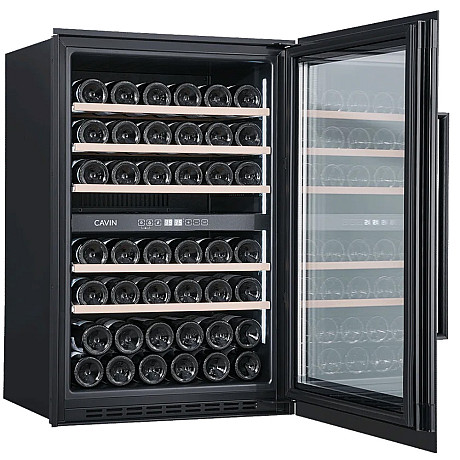 Cavin - SCD90FGB - Integrerad Scandinavian Collection 90, glasdörr, Svart