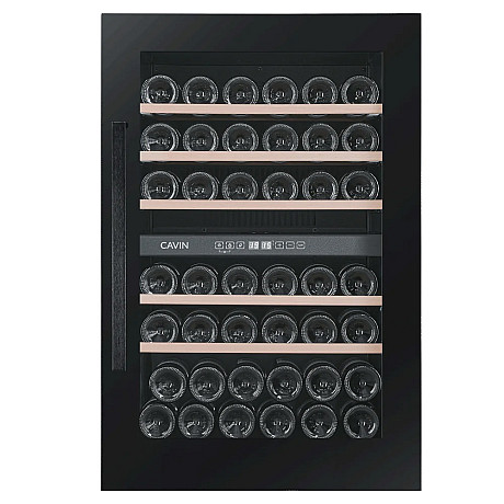 Cavin - SCD90FGB - Integrerad Scandinavian Collection 90, glasdörr, Svart