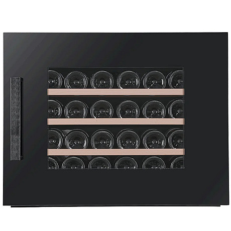Cavin - SCS45FGB - Integrerad Scandinavian Collection 45, glasdörr, Svart