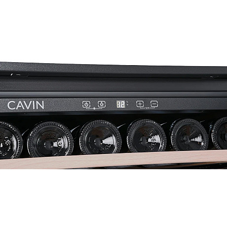 Cavin - SCS45FGB - Integrerad Scandinavian Collection 45, glasdörr, Svart