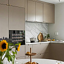 Cavin - SCS45FGB - Integrerad Scandinavian Collection 45, glasdörr, Svart