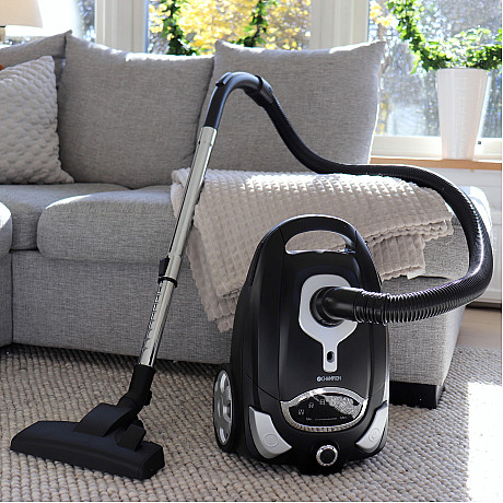 Champion - DS400 eco clean - Mattsvart - Svart, 700 W motor med 16 kPa sugkraft