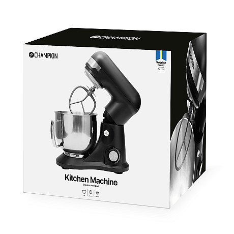 Champion - CHKA300 - Mattsvart, Stabil modell med 5L bunke & stark motor