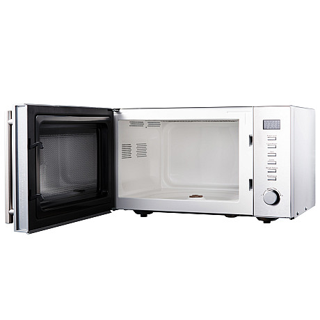 Champion - MW135 - Rostfri, 23L - Grill & upptiningsfunktion