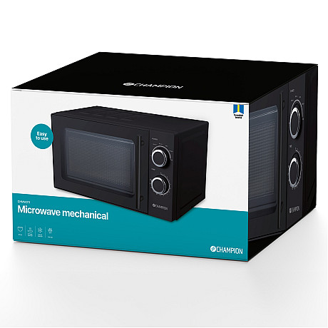 Champion - CHMW211 - Svart, 20L - Roterande tallrik & LED-display