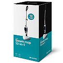 Champion - SM210 - Ångmopp, 10-in-1 med kraft 1500W, Vit/Svart - Vit, Tar bort 99,9 % av bakterier utan kemikalier Champion - SM210 - Ångmopp, 10-in-1 med kraft 1500W, Vit/Svart - Vit, Tar bort 99,9 % av bakterier utan kemikalier