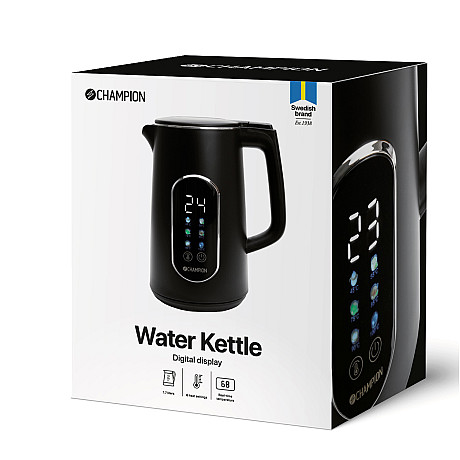 Champion - CHVK800 - Svart, Digital Temperatur