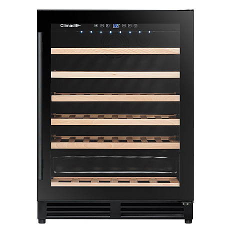 Climadiff - CBU51S2B - Svart, Sex trähyllor