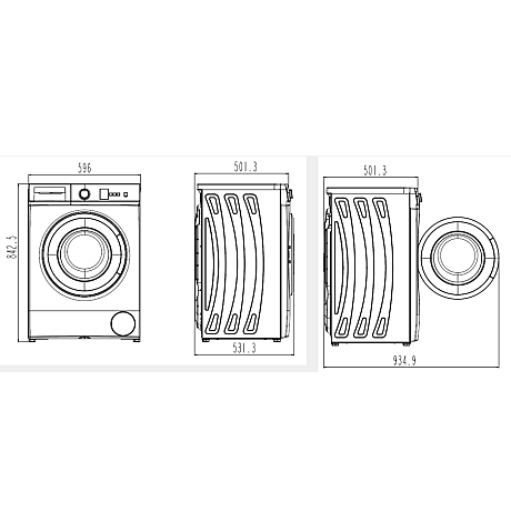 Cylinda - FT3452D, kompakt och grund, enkel att använda