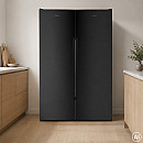 Cylinda - K61285MBHE-F61285MBVE - Mattsvart, Kyl-MetalCooling, Frys-NoFrost