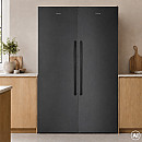 Cylinda - K61285MBHE-F61285MBVE - Mattsvart, Kyl-MetalCooling, Frys-NoFrost
