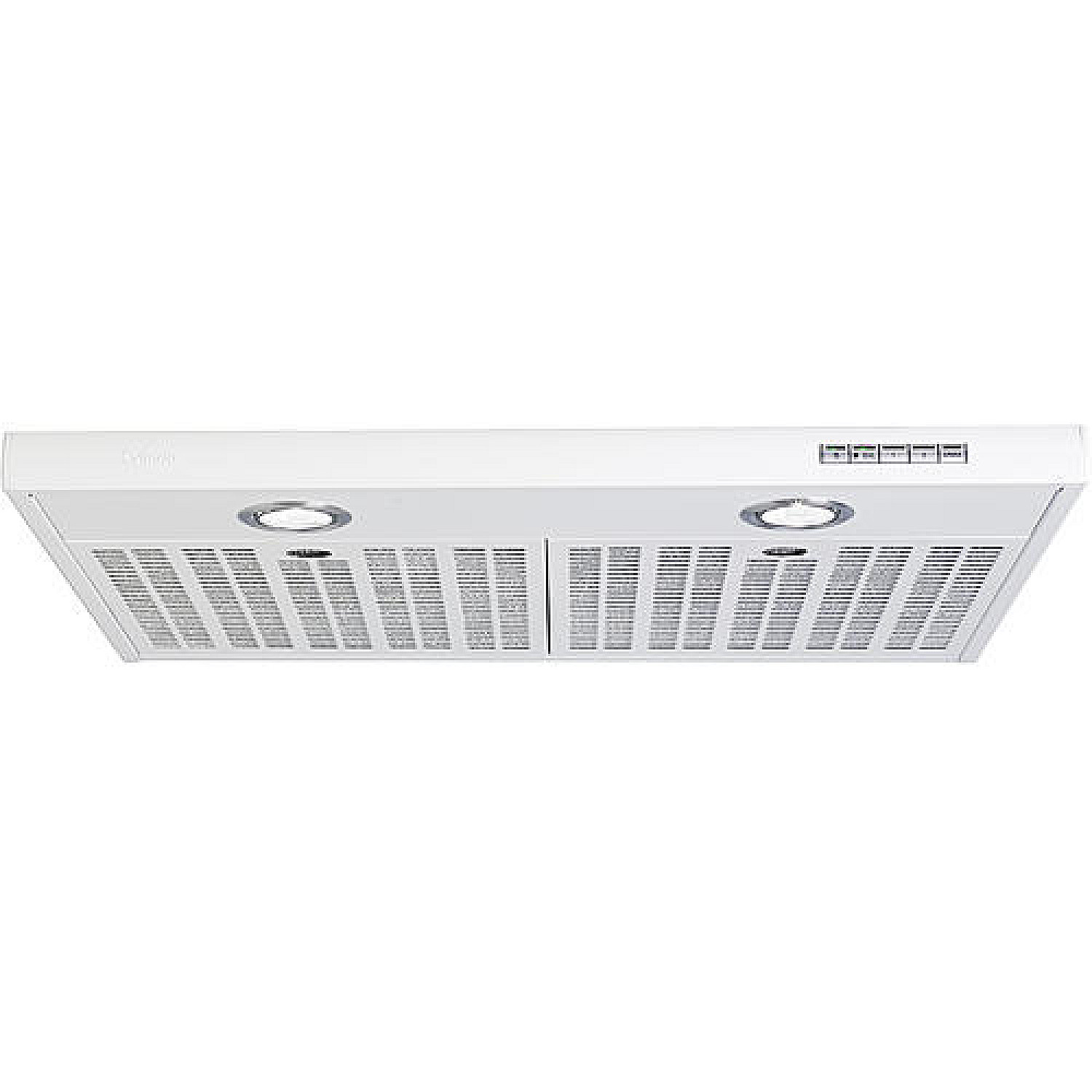 Cylinda underbyggnadsfläkt sunda alliance 60 vit easy clean led-belysning