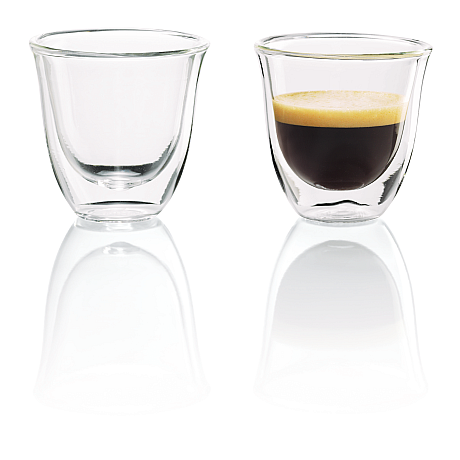 DeLonghi - Espresso glas 60ml, set 2-p