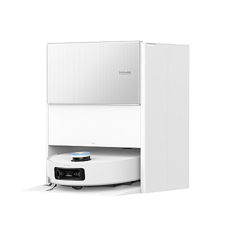 Dreame - Aqua10 Ultra Roller - Vit, Självtömmande basstation