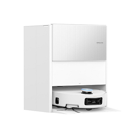 Dreame - Aqua10 Ultra Roller - Vit, Självtömmande basstation