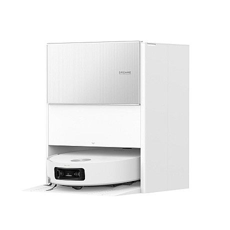 Dreame - Aqua10 Ultra Roller - Vit, Självtömmande basstation