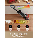 Dreame - H12 Pro - Våt och torrdammsugare, Svart med 50 min. drifttid