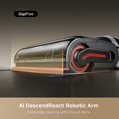 Dreame - H15 Pro Heat - Våt och torrdammsugare, Svart med RGB-sensor