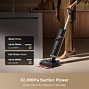 Dreame - H15 Pro Heat - Våt och torrdammsugare, Svart med RGB-sensor