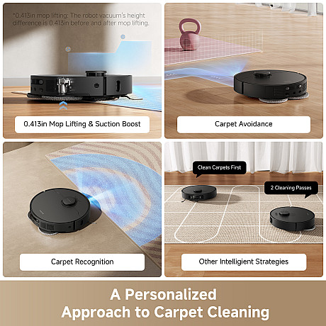 Dreame - L40 Ultra AE Svart - Mopptvätt & Automatisk tömning